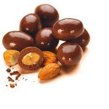 Almendras con chocolate